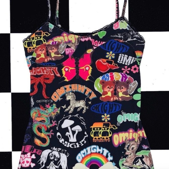 O-Mighty Logomania Dress Black - Picture 8 of 8